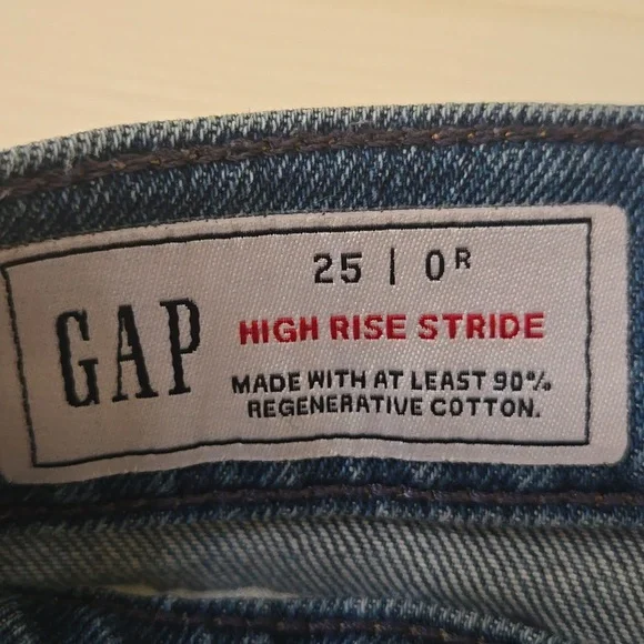 GAP High Rise Stride Wide Leg Jeans - Picture 9 of 9